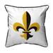 Betsy Drake ZP031 22 x 22 in. Fleur-De-Lis Extra Large Zippered Pillow