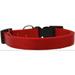 Nylon Dog Collars Durable Adjustable Snap Buckle Pick From 5 Sizes & 16 Colors (Red Medium 10 to 18 inch x 5/8 )