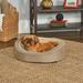 Extra-Small QuietTime Deluxe Hudson Pet Bed- Tan