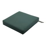 Classic Accessories Ravenna Water-Resistant Square Patio Seat Cushion 23 x 23 x 5 inch Mallard Green