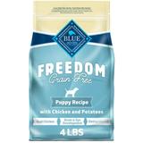 Blue Buffalo Freedom Grain-Free Puppy Dry Dog Food With DHA Chicken & Potatoes 4-lb. Bag