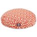 Majestic Pet Aruba Round Dog Bed Treated Polyester Removable Cover Orange Small 30 x 30 x 4