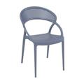 Compamia Sunset Patio Dining Chair in Dark Gray