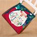 ZKGK Merry Christmas Santa Claus Seat Pad Seat Cushion Chair Cushion Floor Cushion Two Sides 16x16 Inches