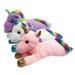 Multipet Jumbo Plush Unicorn Dog Toy 24 Colors May Vary
