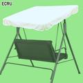 New Patio Outdoor 77 x43 Swing Canopy Replacement Porch Top Cover Seat Furniture (Ecru)