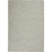 Nourison Positano Indoor/Outdoor Modern Solid Light Grey 4 x 6 Area Rug