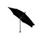 9 Oct Home Patio Tilt Umbrella 8 Rib Crank Champagne Bronze with Black spun Acrylic Canopy