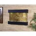 Adagio RCS1702 Reflection Creek Textured Black Green Natural Slate Wall Fountain