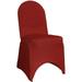 Your Chair Covers - Stretch Spandex Banquet Chair Cover Burgundy for Wedding Party Birthday Patio etc.