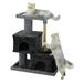 Go Pet Club 37 in. Sequoia Cat Tree House with Jungle Rope