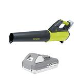 Sun Joe 24-Volt Cordless Turbine Jet Blower Kit 100 mph 350-CFM 2.0-Ah Battery & Charger