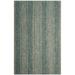 SAFAVIEH Courtyard Robert Striped Indoor/Outdoor Area Rug 8 x 11 Light Grey/Teal