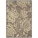 Safavieh Courtyard Crystal Floral Indoor/Outdoor Indoor/Outdoor Area Rug 4 x 5 7 Brown/Natural