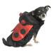 Ladybug Dog Costume Red & Black Lady Bug Pet Outfit XS