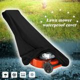 Electric and Push Reel Lawn Mower Storage Cover iClover Waterproof Lawn Mower Cover Push Mower cover Self Propelled Lawn Mower Cover Universal Fit. Weather UV & Mold Protection. W