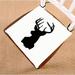 ZKGK Deer Silhouette Seat Pad Seat Cushion Chair Cushion Floor Cushion Two Sides 20x20 Inches