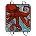 GCKG Octopus Pet Car Seat Cover Red Octopus Pet Car Seat Cover Dog Car Seat Mat Hammock Cargo Mat Trunk Mat For Cars Trucks and SUV 54x60 inches