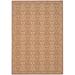 SAFAVIEH Courtyard Chao Geometric Indoor/Outdoor Area Rug 8 x 11 Rust/Sand