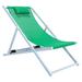 Sunset Outdoor Sling Lounge Chair With Headrest - Green