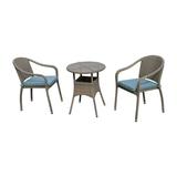 Courtyard Casual Sand Terrace 3 Piece Bistro Set