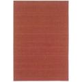 Sphinx Lanai Indoor/Outdoor Area Rug 781C8 Patio Red Stripes Lines 7 3 x 10 6 Rectangle