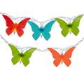 Northlight 10-Count Vibrantly Colored Summer Butterfly Outdoor Patio String Light Set 9ft White