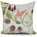 Windy Bloom Floral Print Outdoor Pillow