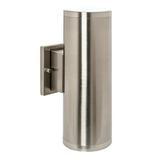 Westgate Outdoor LED Cylinder Light -Wall Sconce Up/Down Light-Dimmable - CRI80+ IP65 Waterproof (20W (Brushed Nickel) 3000K Warm White)