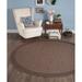 Alise Rugs Seros Modern & Contemporary Nautical Indoor/Outdoor Area Rug Brown/Beige 5 1 Round 6 Round Outdoor Indoor Round