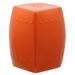 Safavieh Villa Solid Indoor/Outdoor Garden Patio Stool Orange