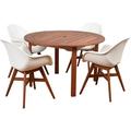 International Home Amazonia Charlotte Deluxe 5 Piece Patio Dining Set