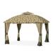 Garden Winds Replacement Canopy Top Cover for the South Hampton Gazebo -Standard 350 - Camo Sand