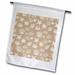 3dRose Cream and White Beach Sea Shells - Garden Flag 12 by 18-inch