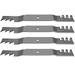 Set of 4 Mulching Blades to Replace Toro Blades 106-2247-03 106-8744-03 110-6568-03 or 110-1857-03
