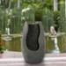 14-Inch Garden Fountain â€“ Cascading Water Feature with 2 Gallon Capacity by Pure Garden