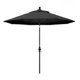 California Umbrella 9 Patio Umbrella in Black