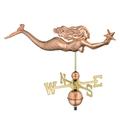Good Directions Mermaid with Starfish Weathervane Pure Copper - 31 L