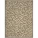 SAFAVIEH Courtyard Kevin Floral Indoor/Outdoor Area Rug 9 x 12 Brown/Natural