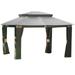 Garden Winds Replacement Canopy Top Cover for the Antigua 10 x 12 Gazebo - Slate Gray