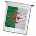 3dRose Algeria Polyester 2 3 x 1 6 Garden Flag