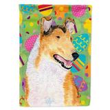 Collie Smooth Easter Eggtravaganza Garden Flag