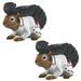 Design Toscano Elmer the Rock and Roll Squirrel Garden Statue: Set of Two