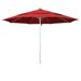 California Umbrella Venture 11 Silver Market Umbrella in Red