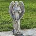 Roman 20 Angel with Two Birds Outdoor Garden Statue