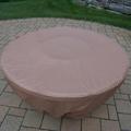 Oakland Living Corporation Fabric Weather Cover for 48-inch Round and 43-inch Octagon Gas Firepit Tables