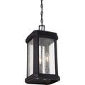 Quoizel TML1908K Trumbull 3 Light Outdoor Lantern in Mystic Black