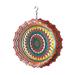 FONMY Stainless Steel Wind Spinner Worth Gift Indoor Outdoor Garden Decoration Crafts Ornaments 6 Inch Multi Color Mandala Wind Spinners 6inch Multicolor