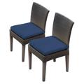 TK Classics Barbados Wicker Armless Patio Dining Chair