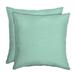 Arden Selections Outdoor Toss Pillow (2 Pack) 16 x 16 Aqua Leala